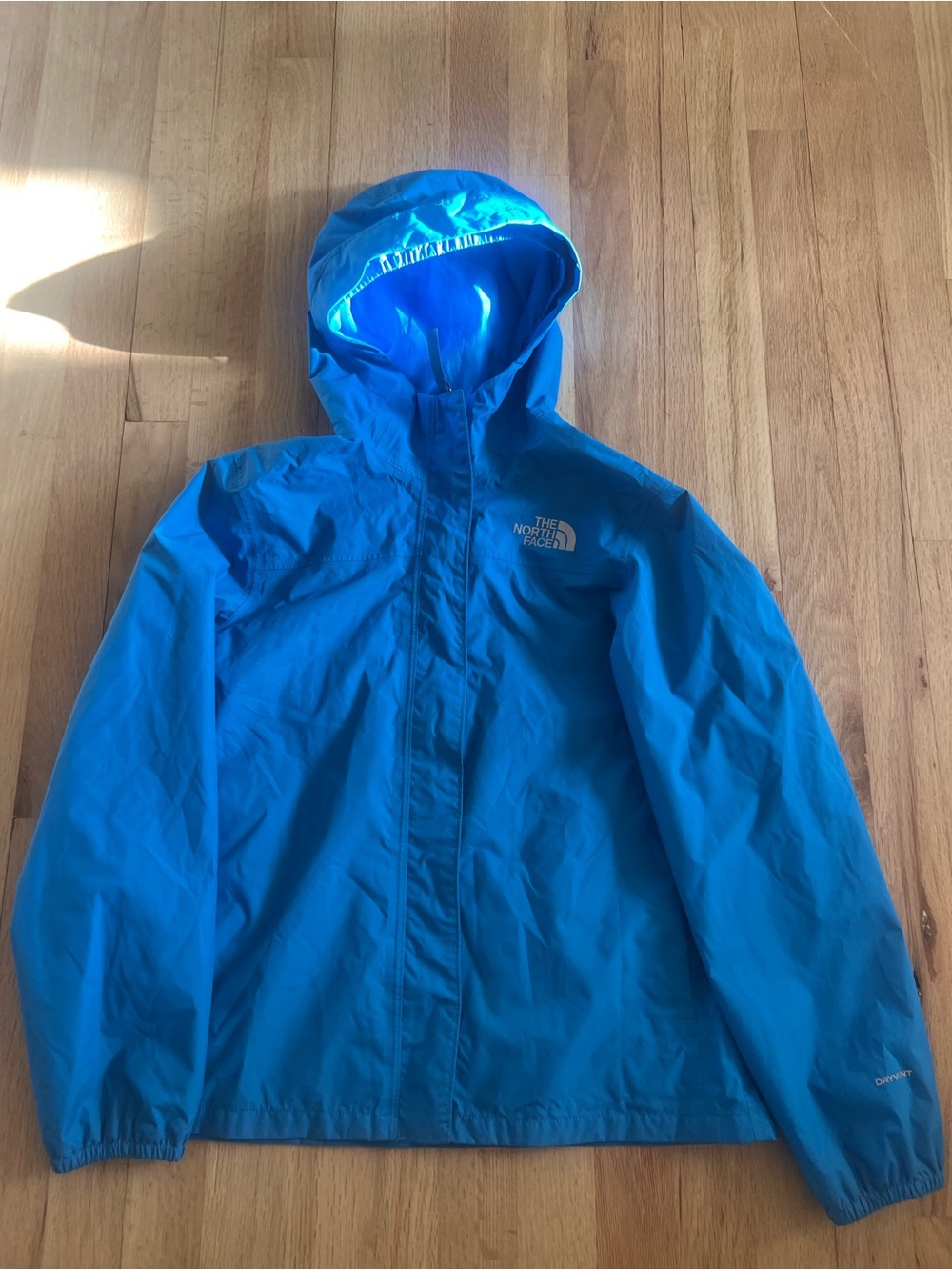 The North Face Bright Blue Kids Hooded Raincoat